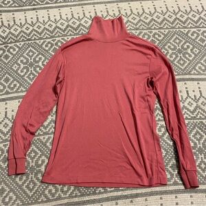 Pink Turtleneck Top